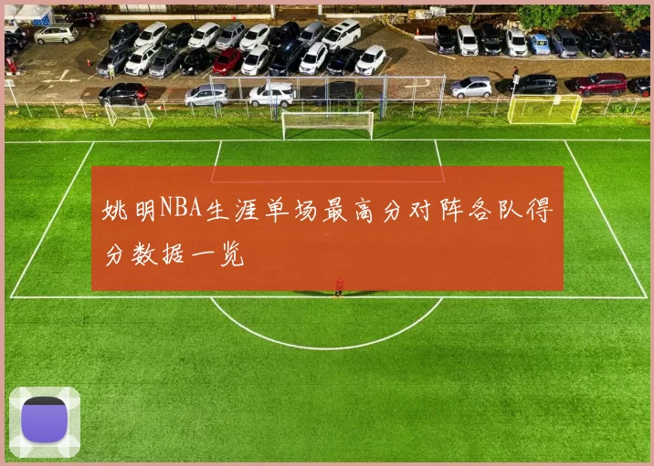 姚明NBA生涯单场最高分对阵各队得分数据一览